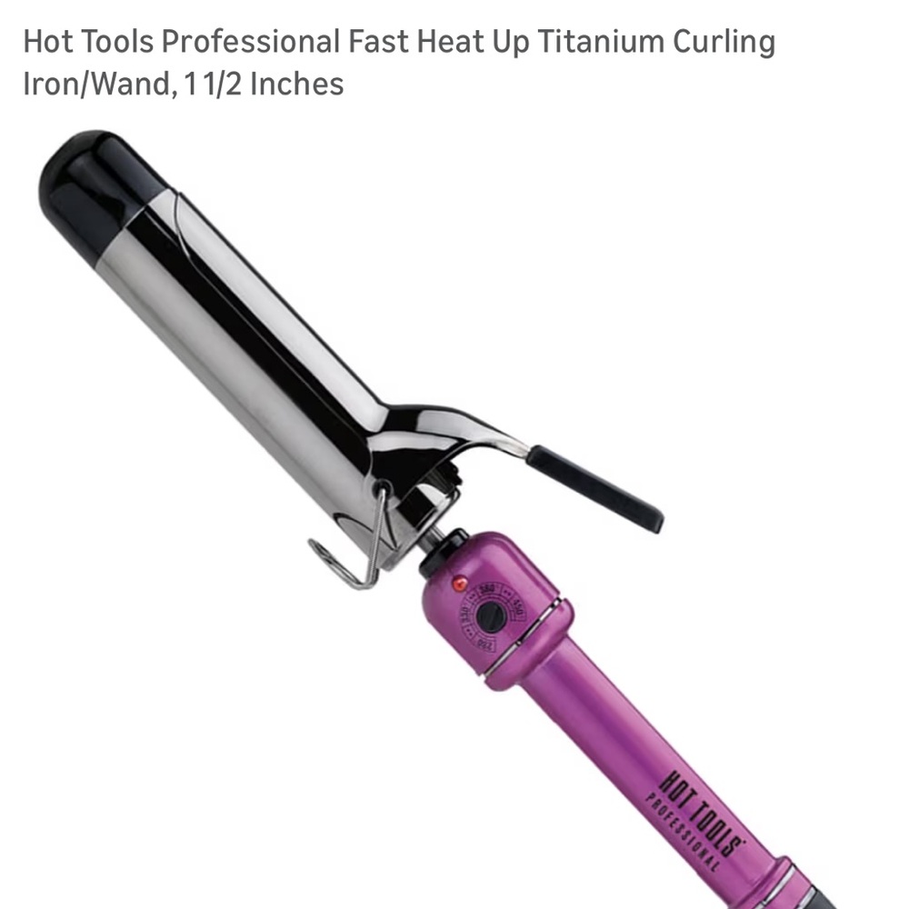 Hot Tools Professional Pink Curling Iron 1.5
